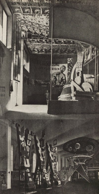 Sovětský pavilon na Mezinárodní tiskové výstavě, Kolín nad Rýnem, 1933. od Eliezer Markowich Lissitzky
