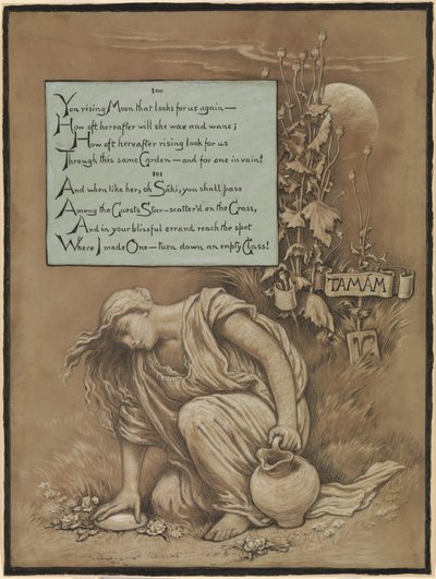 (Ilustrace k Rubáiyátu Omara Chajjáma) In memoriam od Elihu Vedder