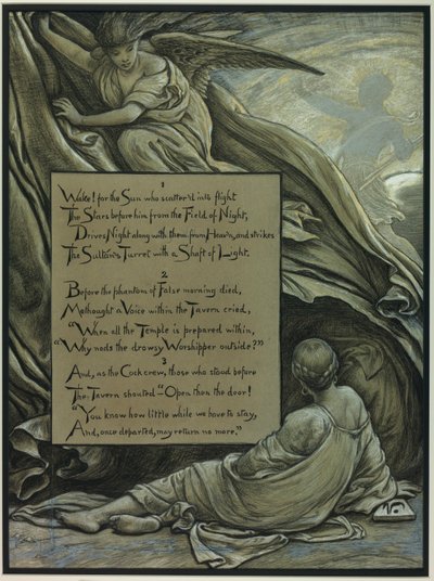 (Ilustrace k Rubáiyátu Omara Chajjáma) Probuzení od Elihu Vedder