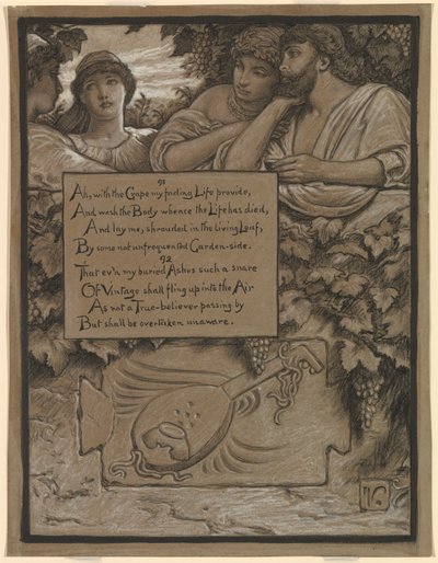 (Ilustrace k filmu Rubáiyát Omara Chajjáma) Omarův hrob od Elihu Vedder