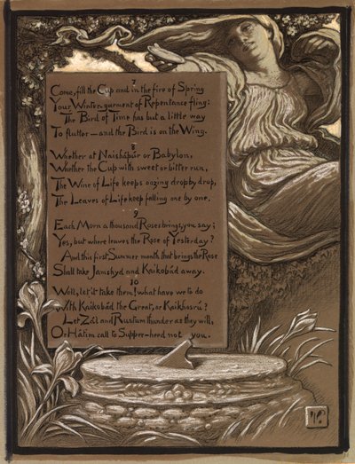 (Ilustrace k filmu Rubáiyát Omara Khayyáma) Pozvání od Elihu Vedder