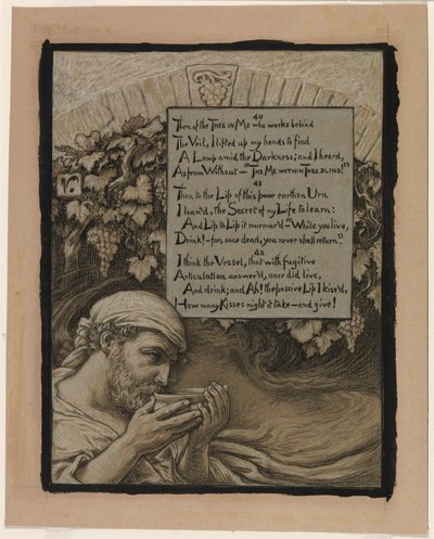 (Ilustrace k filmu Rubáiyát Omara Chajjáma) Duše poháru od Elihu Vedder