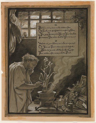 (Ilustrace k filmu Rubáiyát Omara Khayyáma) Marná snaha od Elihu Vedder