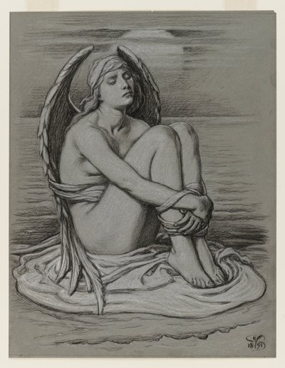 Svázaný anděl od Elihu Vedder