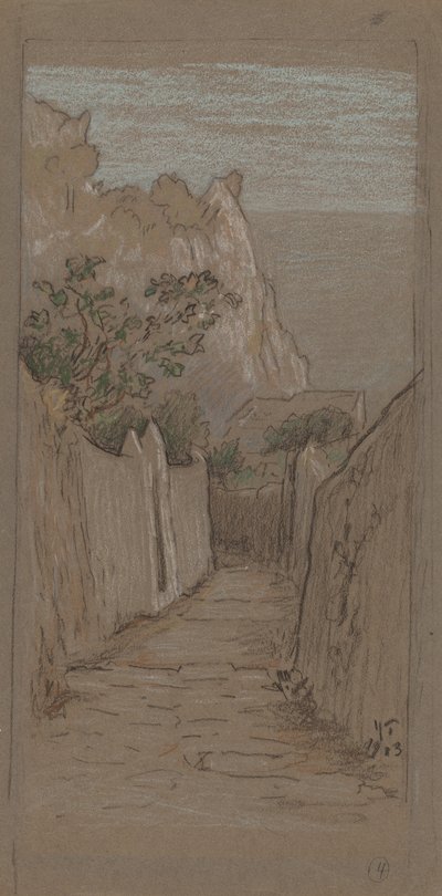 Capri, 1913. od Elihu Vedder