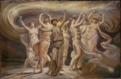 Plejády od Elihu Vedder