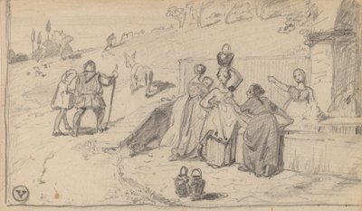 Otec a syn, c. 1859. od Elihu Vedder