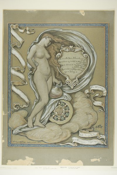 Figurální studie pro Rubaiyat Omara Khayyama od Elihu Vedder