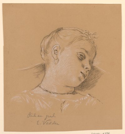 Italská dívka od Elihu Vedder
