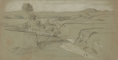 římská krajina, c. 1900. od Elihu Vedder