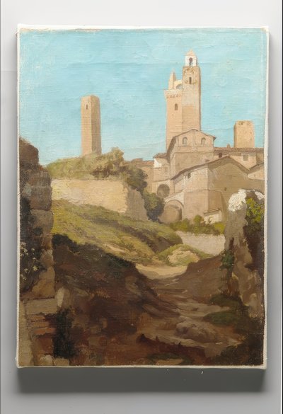 Svatý Gimignano od Elihu Vedder