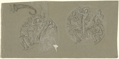 List studií pro Huntington Ceiling od Elihu Vedder