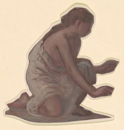 Studie pro koupání řeckých dívek, c. 1872. od Elihu Vedder