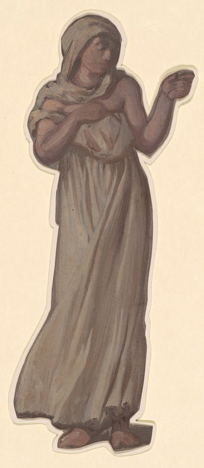 Studie pro koupání řeckých dívek, c. 1872. od Elihu Vedder