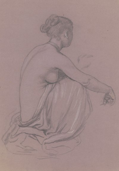 Studie pro koupání řeckých dívek, c. 1872. od Elihu Vedder