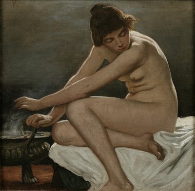 Studie pro La Stregu, čarodějnici od Elihu Vedder