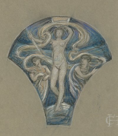 Studie pro Lunu od Elihu Vedder