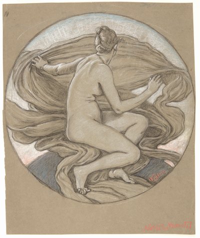 Studie na "The Morning Glory" od Elihu Vedder