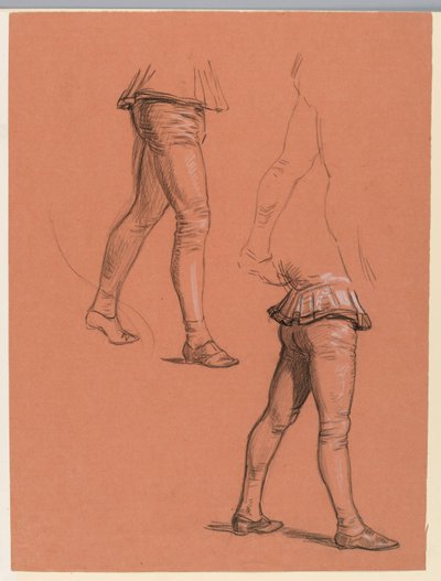 Studie na "Svatební průvod" od Elihu Vedder