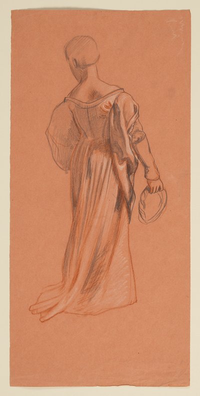 Studie na "Svatební průvod" od Elihu Vedder