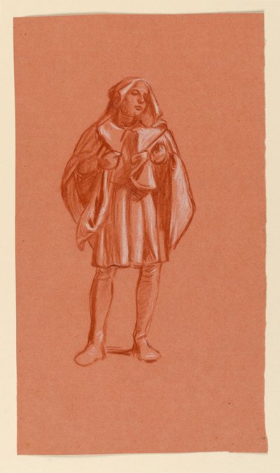 Studie na "Svatební průvod" od Elihu Vedder