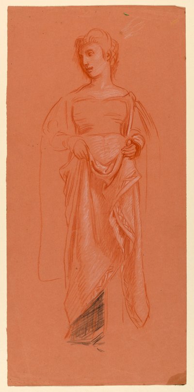 Studie na "Svatební průvod" od Elihu Vedder