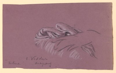 Studie Draperie "Fortune" od Elihu Vedder