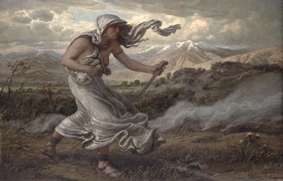 Kumská Sibyla, 1876 od Elihu Vedder