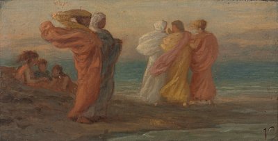 Hudební večírek, c. 1875. od Elihu Vedder