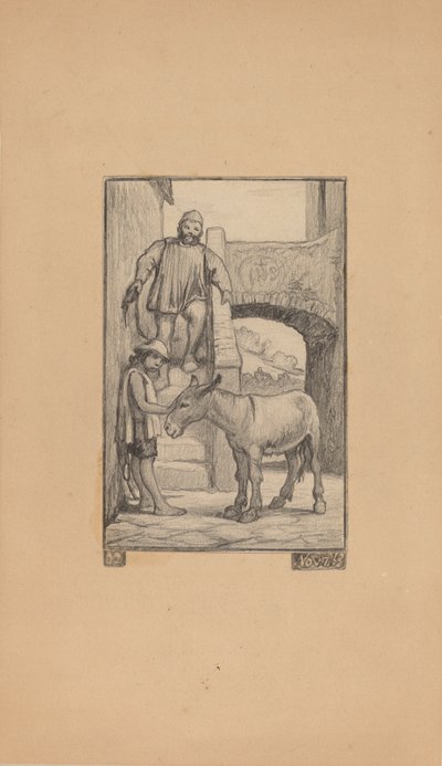 Syn a osel, 1863. od Elihu Vedder
