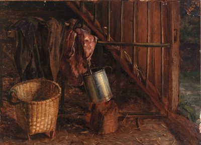 Interiér stáje od Eliphalet Fraser Andrews