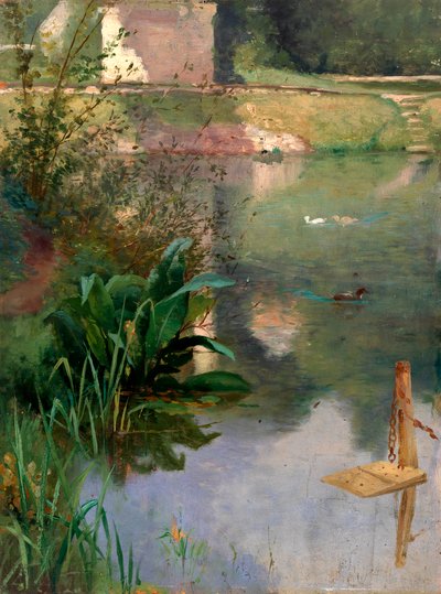 Okraj příkopu, konec 19.-začátek 20. století. od Eliphalet Frazer Andrews