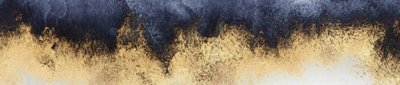 Pozlacená půlnoc – abstraktní od Elisabeth Fredriksson