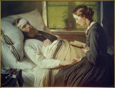 E. Jerichau-Baumann, Zraněný Solda od Elisabeth Jerichau-Baumann