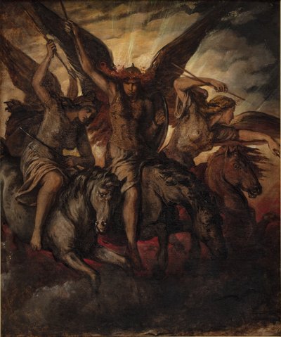 Valkýry od Elisabeth Jerichau-Baumann
