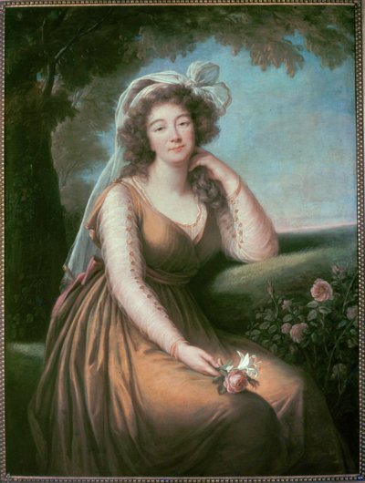 Hraběnka Marie Dubarry, milenka Ludvíka XV. od Elisabeth Louise Vigee-Lebrun
