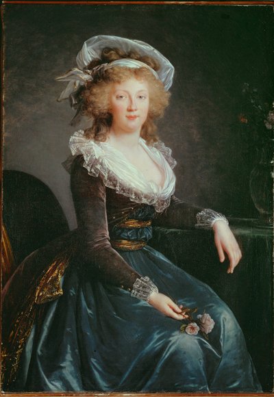 Marie Terezie Bourbonská, manželka Ludvíka Francouzského, nevládnoucího syna Ludvíka XV. ... od Elisabeth Louise Vigee-Lebrun