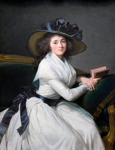 "Portrét hraběnky de la Chatre (Marie Charlotte Louise Perrette Aglae Bontemps) od Elisabeth Louise Vigee-Lebrun