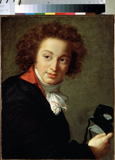 Portrét hraběte Grigorije Černyšova s ​​maskou. Malba Marie Louise Elisabeth Vigee Lebrun (1755-1842). Olej na plátně, 56 x 44 cm od Elisabeth Louise Vigee-Lebrun