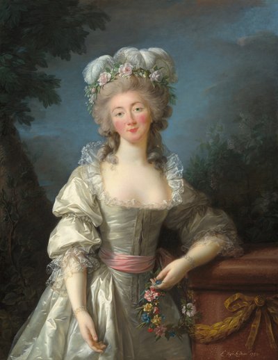 Portrét Madame du Barry od Elisabeth Louise Vigee Lebrun