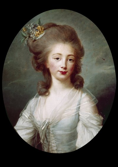 Hraběnka z Cluzel (Marie-Thérèse Antoinette de Cluzel) od Elisabeth Louise Vigee Lebrun