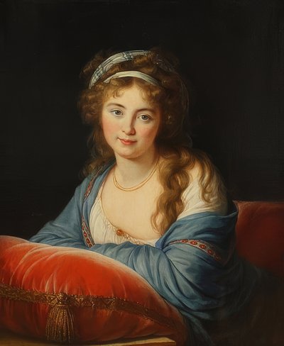 La comtesse Catherine Vassilievna Skavronskaia. Úm 1795-96 od Elisabeth Louise Vigee-Lebrun