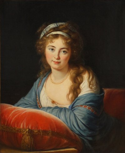 Portrait of Countess Yekaterina Skavronskaya, née von Engelhardt 1761-1829, 1796 od Elisabeth Louise Vigee Lebrun