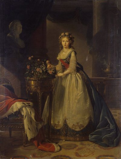 Portrét císařovny Alžběty Alexejevny, princezny Louise Bádenské 1779-1826, 1795 od Elisabeth Louise Vigee-Lebrun