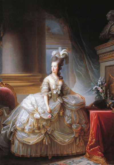 Portrét Marie Antoinetty (Vídeň od Elisabeth Louise Vigee Lebrun