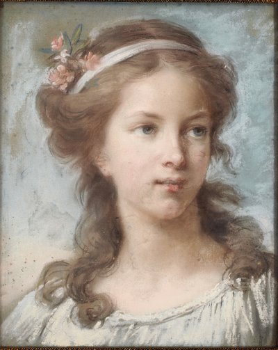 Portrét mladé dívky od Elisabeth Louise Vigee Lebrun