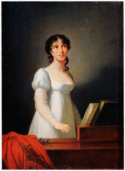 Portrét italské zpěvačky Angeliky Catalani, konec 18. a začátek 19. století od Elisabeth Louise Vigee Lebrun