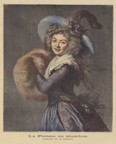 Dáma s rukávníkem od Elisabeth Louise Vigee Lebrun