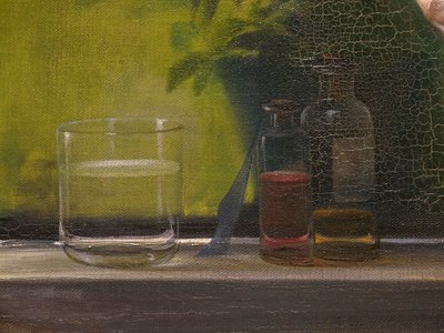 Zraněný dánský voják, detail od Elisabeth Maria Anna Jerichau-Baumann