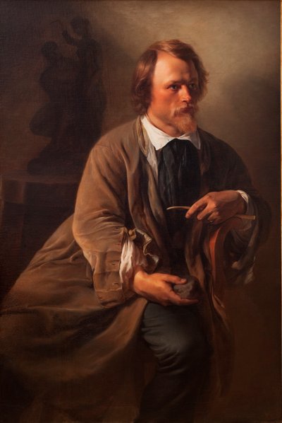 Sochař Jens Adolf Jerichau, manžel umělců, 1846 od Elisabeth Maria Anna Jerichau Baumann